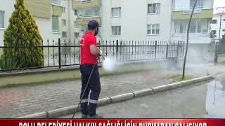 Bolu Beledi̇yesi̇ Halkin Sağliği İçi̇n Durmadan Çalişiyor 01.05.2020