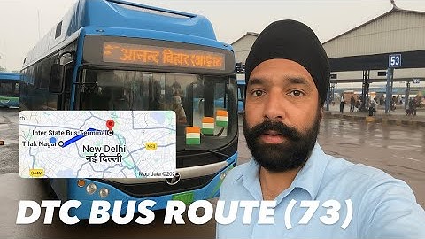 DTC BUS TILAK NAGAR TO ANAND VIHAR ISBT 😦 