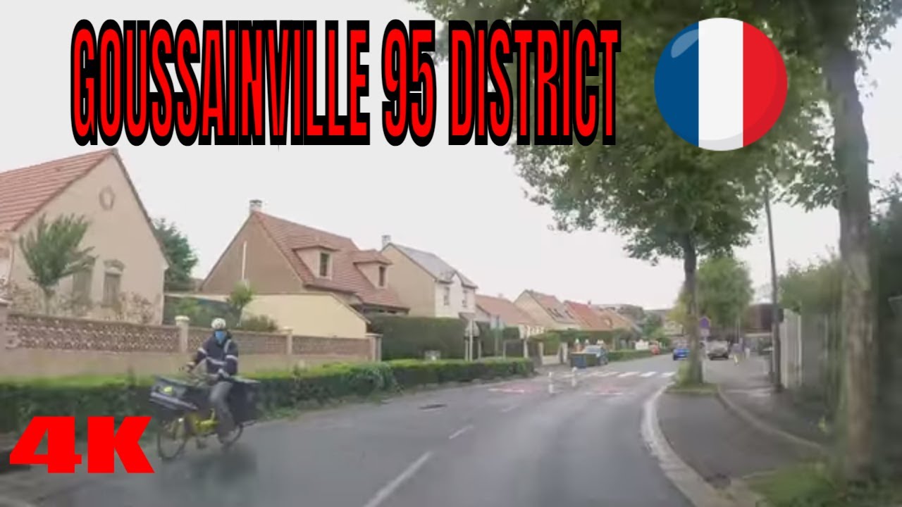DRIVING IN 95 DISTRICT GOUSSAINVILLE FRANCE