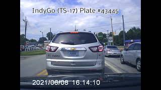 Speeding IndyGo TS 17