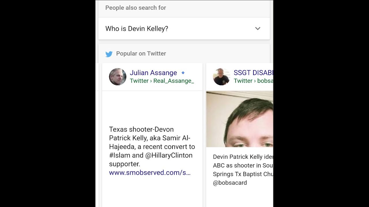 How Google is Spreading Fake News about an "Antifa" Killer