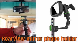 Rearview Mirror Phone Holder from Aliexpress temu
