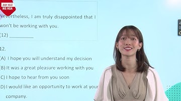 Chiến thuật làm bài thi TOEIC Part 6| Anh ngữ Ms Hoa