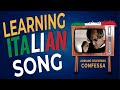 learning a song: Adriano Celentano - Confessa | Learning Italian #italianforbeginners