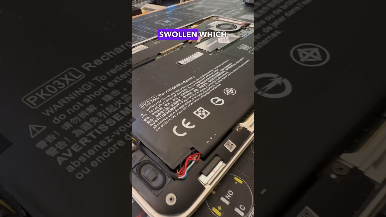 Swollen Laptop Battery! 