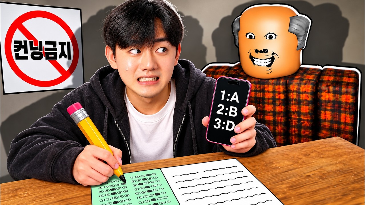 컨닝의 신이다 ㅋㅋㅋ AI로 선생님 몰래 컨닝하기!!ㅋㅋㅋㅋ