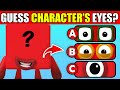 🧮Can You Guess The NUMBERBLOCKS Characters By Their Eyes + Voice? | Numberblocks Animation 1️⃣4️⃣5️⃣