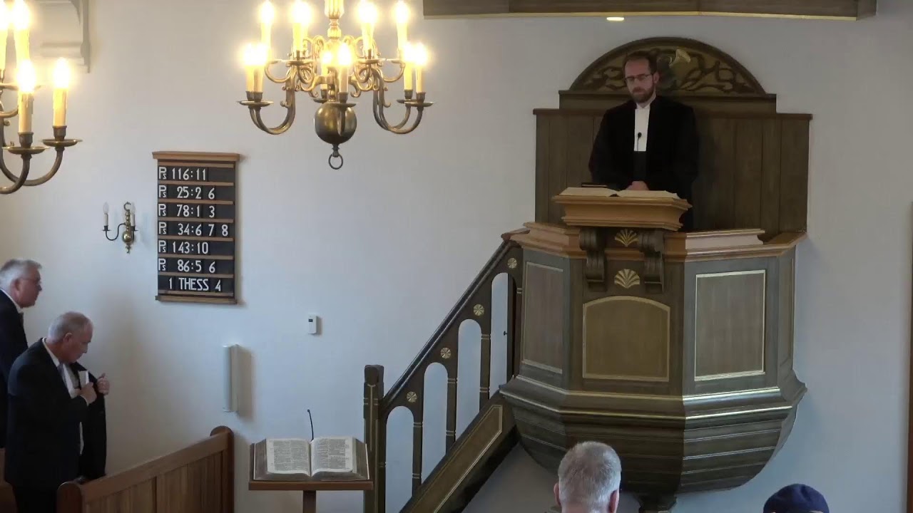 Eredienst, 01-10-23 9.30 uur, Ds. G van den Berg - YouTube