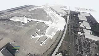 International Arrivals Facility at Sea-Tac Airport (animation)