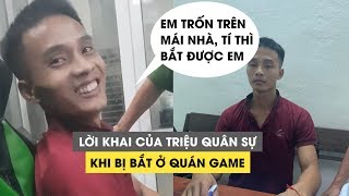 Lời Khai Của Triệu Quân Sự Khi Bị Bắt Lúc Đang Chơi Game Ở Quảng Nam