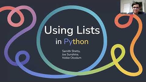 Python List Basics with EduBlocks
