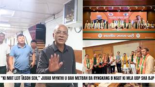 “KI MAT LEIT ÏASOH SEH,” JUBAB MYNTHI U BAH METBAH BA RYNGKANG 8 NGUT KI MLA UDP SHA BJP