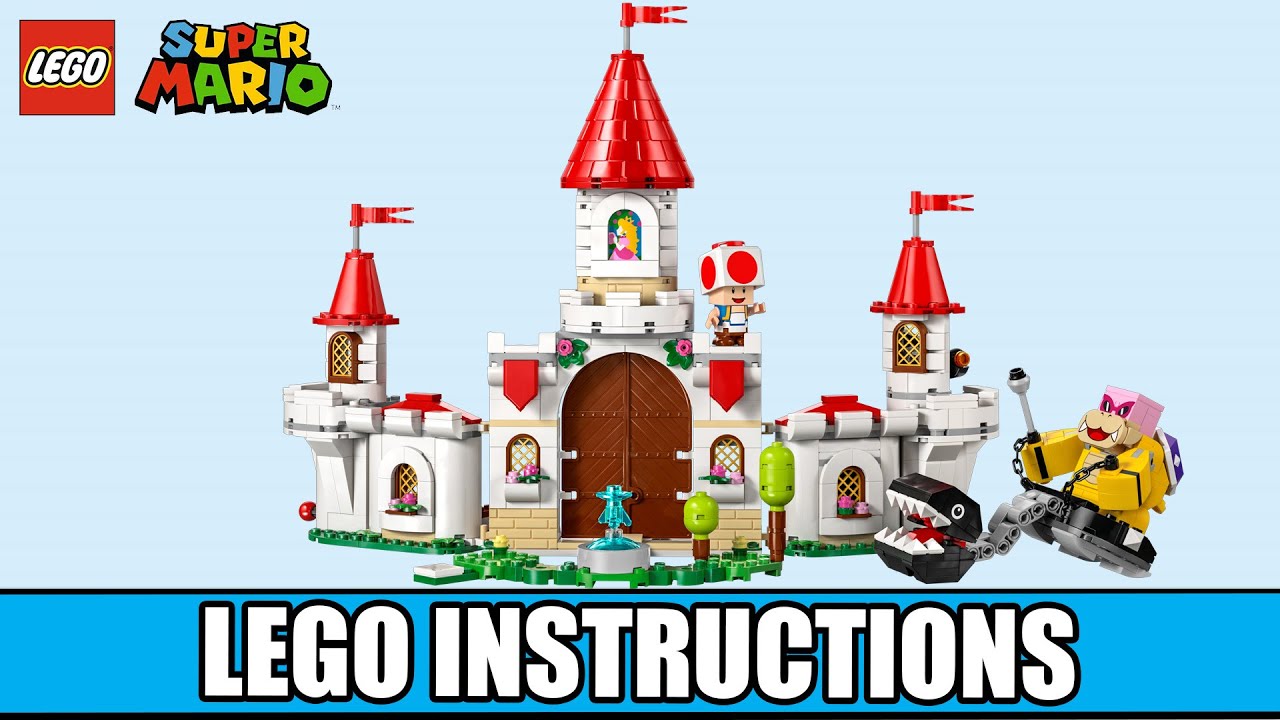 LEGO Instructions - Super Mario - 71435 - Battle with Roy at Peach's Castle - Expansion Set
