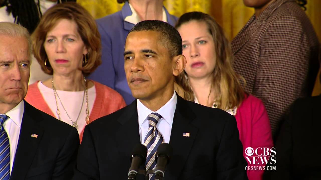 "Tears aren't enough" to enact gun control, Obama says