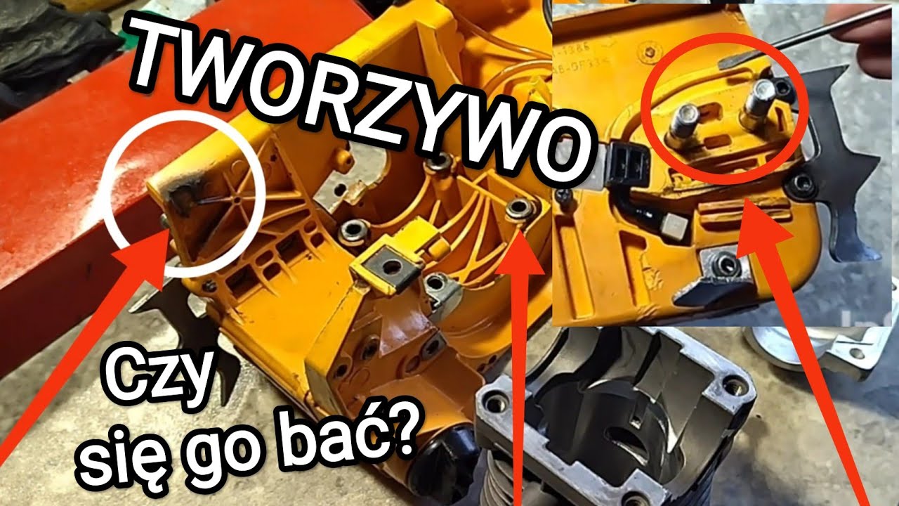 Czy karter plastikowy z tworzywa to dobre rozwiązanie? Partner Stihl Husqvarna  piła  spalinowa.