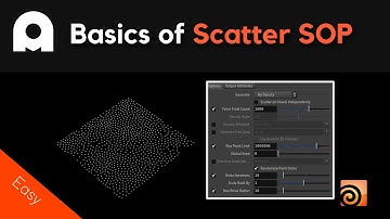 All About Scattering - 001 - Scatter SOPs Basic Parameters - Houdini Tutorial Beginners