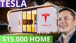 Elon Musks Tesla 15,000 Tiny Home Goes Public