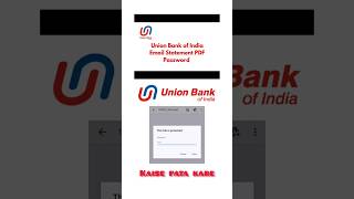 Union Bank of India statement pdf password kaise pata kare #unionbankofindia #statement #rajkottech