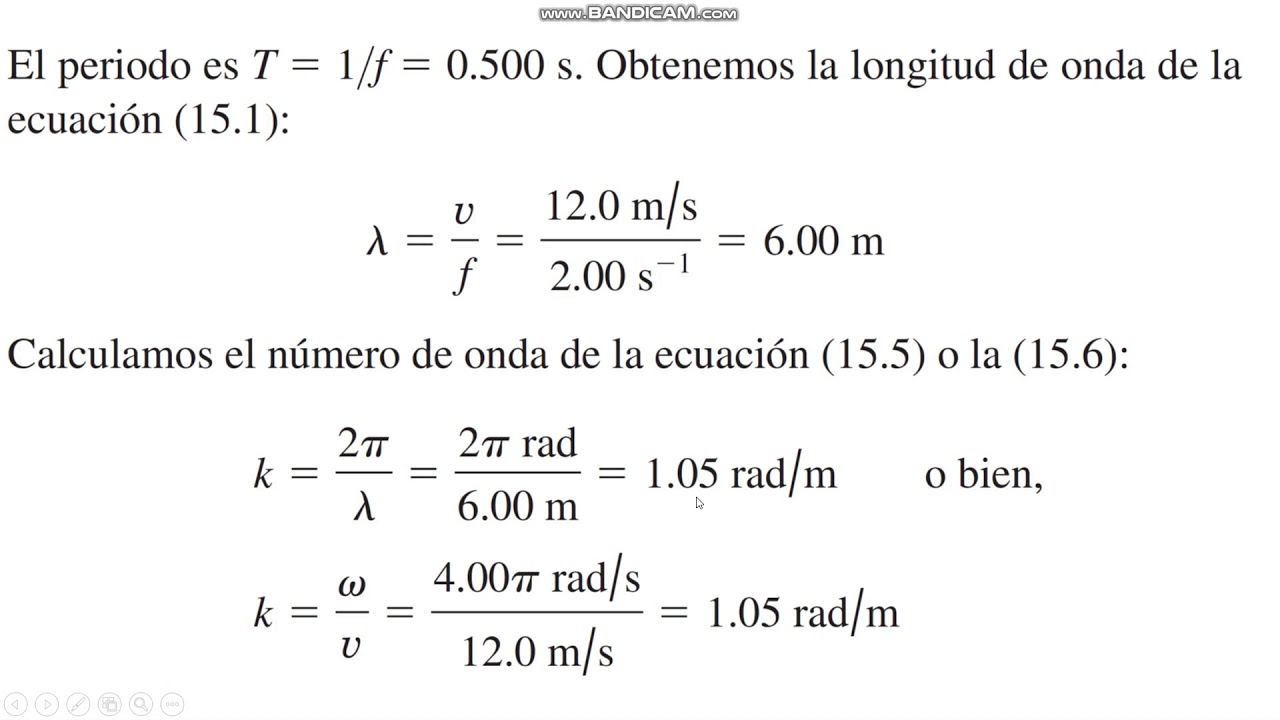 Ondas Mecánicas: Ejemplo 15.2-Sears - YouTube