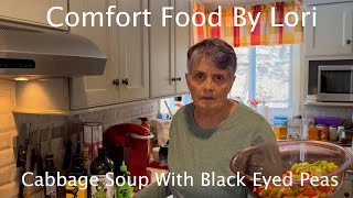 Cabbage Soup with Black Eyed Peas