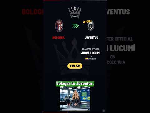 Jhon Lucumí to Juventus — Transfer Official
