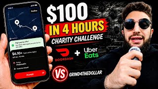 Can I Make $100 in ONLY 4 Hours With DoorDash & Uber Eats 