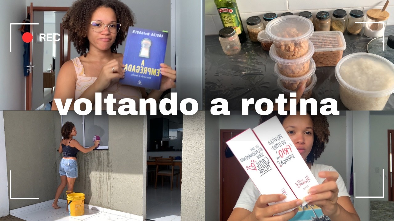 Vlog | voltando a rotina, organização da casa, presentes de aniversário e comida da semana