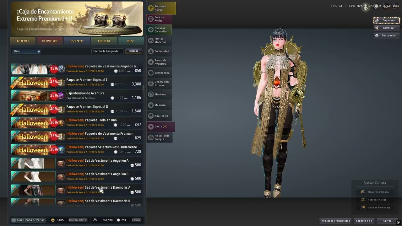 Caza Cron Tienda 30 de Octubre 2025