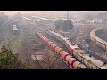 Dhaka mail Entering Dhaka Railway Station- Bangladesh Railway