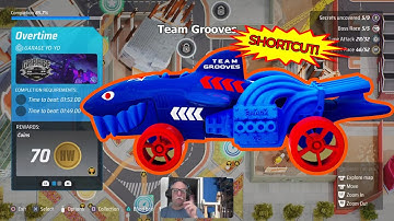 80 Overtime Garage "Yo-Yo" Time Attack SHORTCUT Garage track Hot Wheels Unleashed