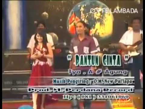 PANTUN CINTA AGUNG JUANDA Ft TYA A NEW PALLAPA||karaoke versi dangdut lambada
