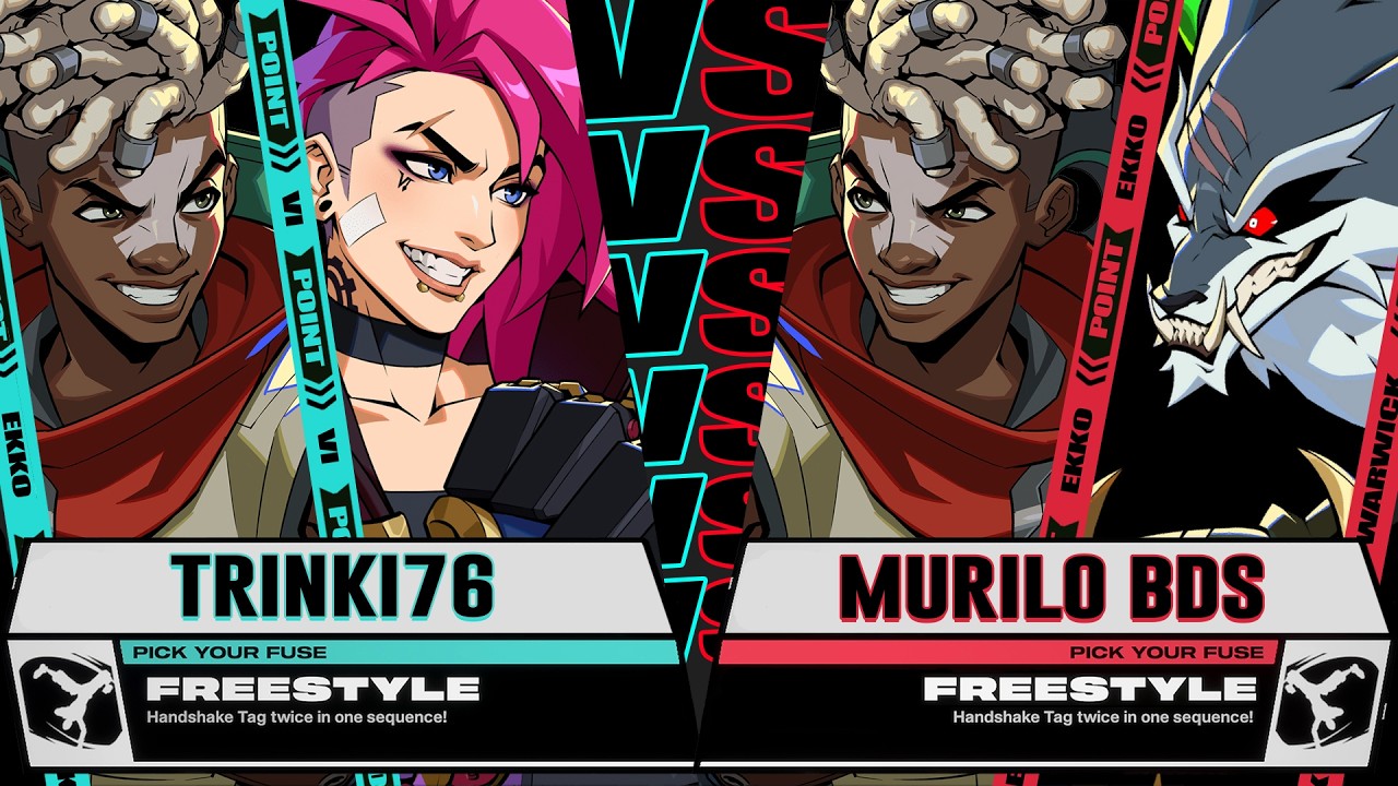 Trinki76 (Vi / Ekko) vs MuriloBds (Ekko / Warwick) - 2XKO