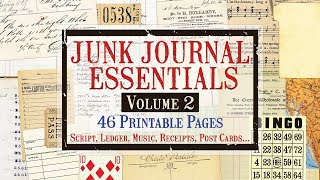 Junk Journal Essentials Volume 2!!  l  Flip Through