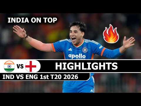 India Vs England Highlights 1st T20 Match 2026 | Ind Vs Eng
