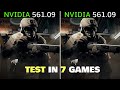 Nvidia Drivers 561.09 vs 565.90 | GTX 1650 - Test in 7 Games