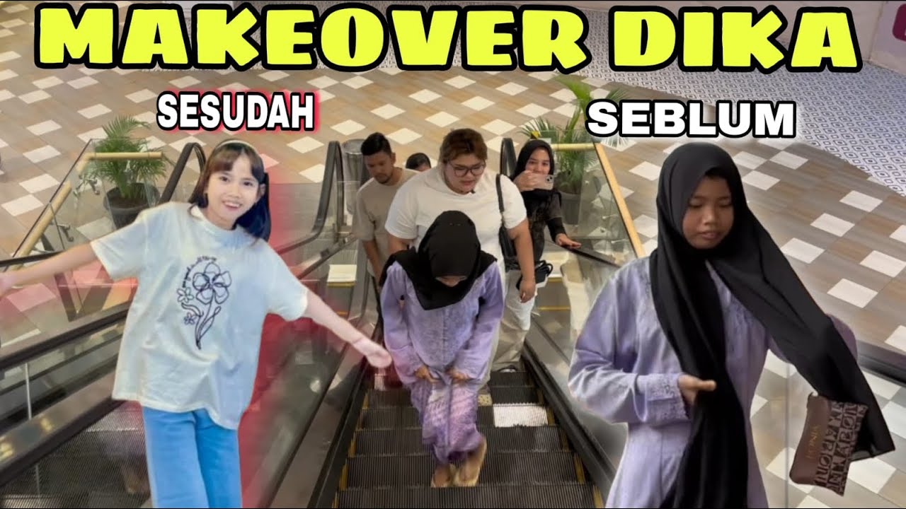 DIKA ADIK NYA IWAN BERSAMA TIANASARI DI MAKEOVER OLEH VICAMANTOVANI