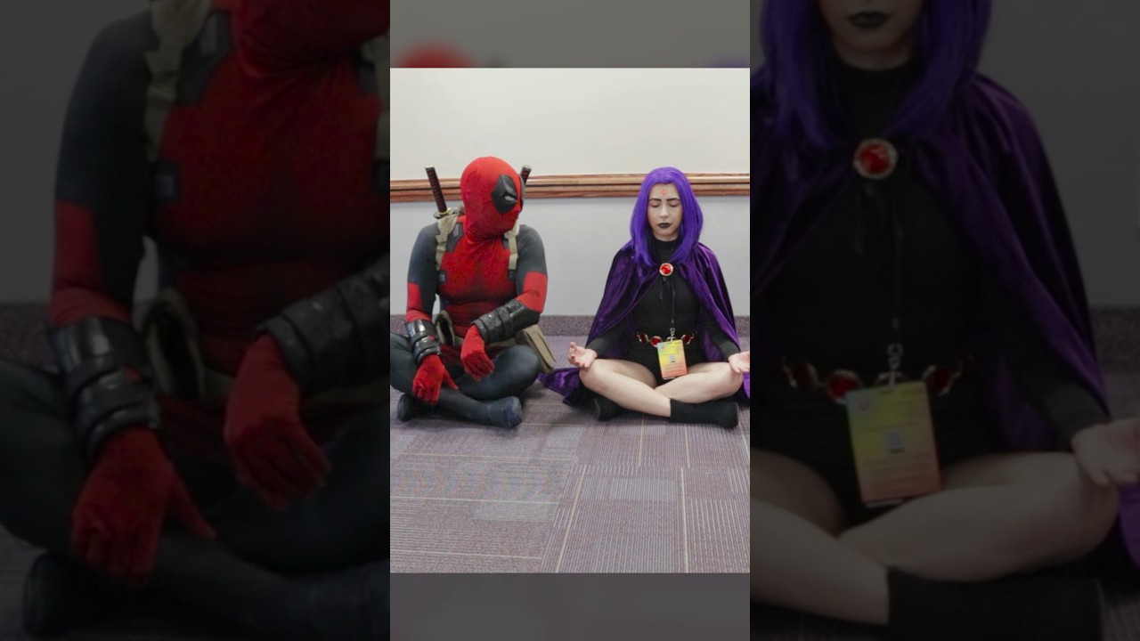 Why does Deadpool have a hard time making friends 😭 #deadpool #teentitans #cosplay