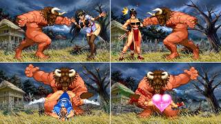 Minotaur vs Kai, Chun-Li, Mai & A-Shi | BRUTAL 1v4 MUGEN Battle!