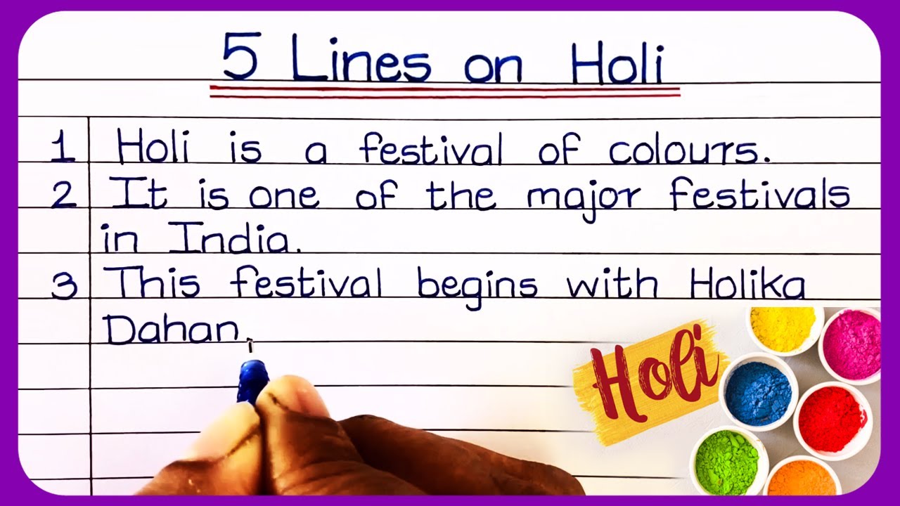 holi festival essay in english pdf