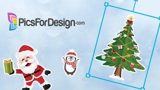 Post Editor Lesson 03: Christmas Greeting Card screenshot 4