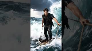Big Tsunami #toniproduction #boat #bigwaves #tsunami #storm #myheartwillgoon #survival #lightning