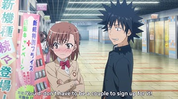Toaru Majutsu no Index II - Touma and Misaka Pair Contract