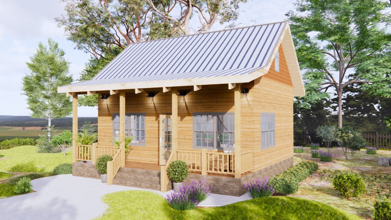 6 x 8 Meters With Gorgeous Floor Plan Modern Adirondack Cabin | Exploring Tiny House