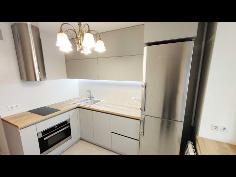 Стильная угловая кухня 