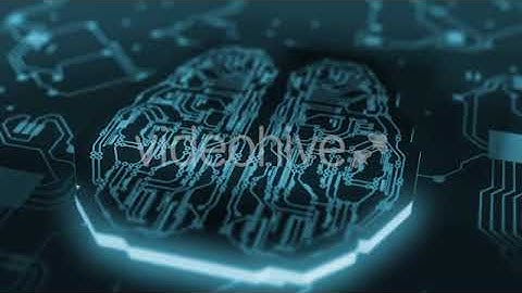 Digital Brain Artificial Intelligence Network Connection 01