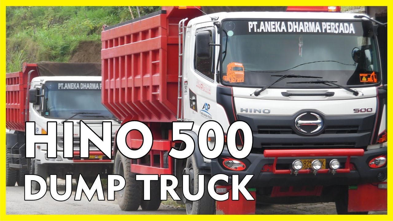 All New Dump Truck Hino 500  Convoy Down Uphill Road YouTube