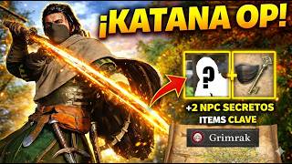 😮CONSIGUE FÁCIL la MEJOR ARMA de CRIMSON DESERT para sus PRIMERAS HORAS - Guia KATANA OP + NPC