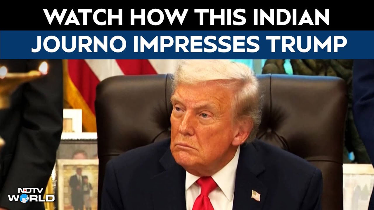 Trump 'Impressed' By Indian Journalist's '90-Second' Query: "I Like His Question Already..."