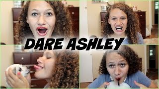 LICKING MY DOGS NOSE?! | Dare Ashley