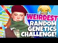 the most chaotic RANDOM GENETICS CHALLENGE... (The Sims 4)